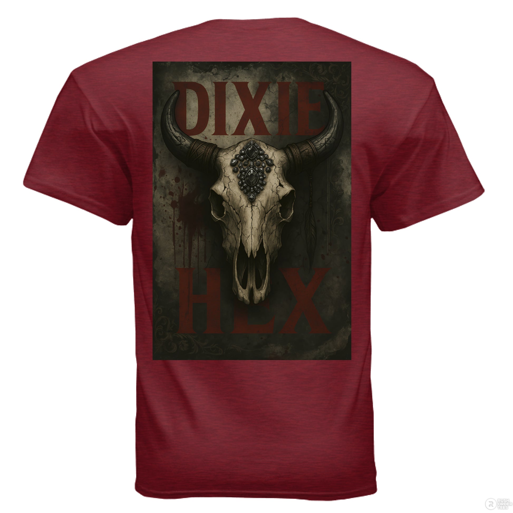 ANTIQUE CHERRY RED - BACK