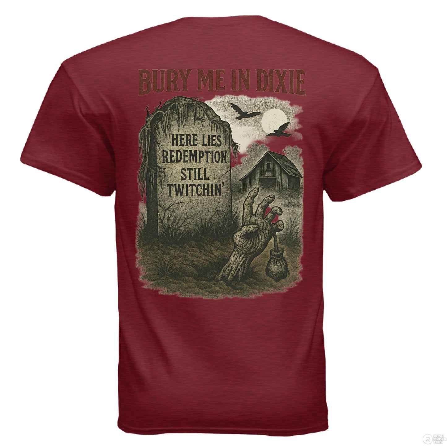 ANTIQUE CHERRY RED - BACK