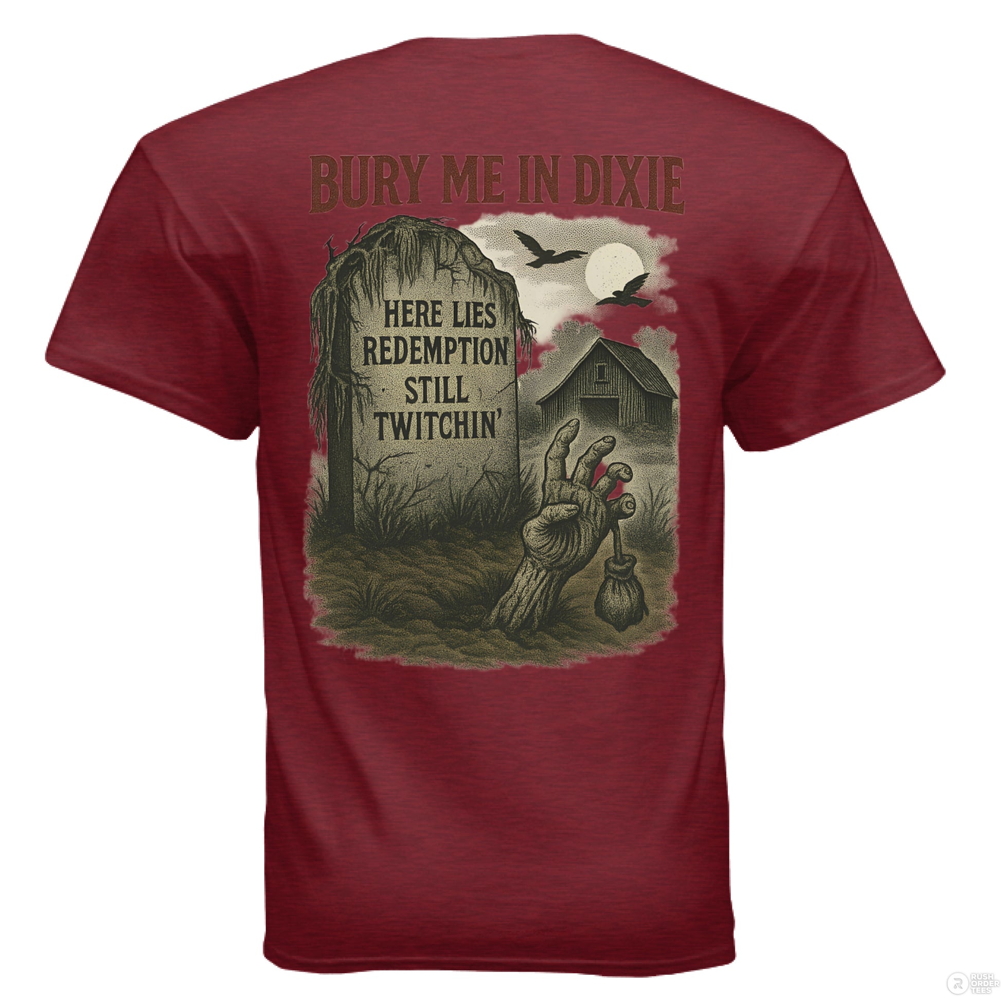 ANTIQUE CHERRY RED - BACK